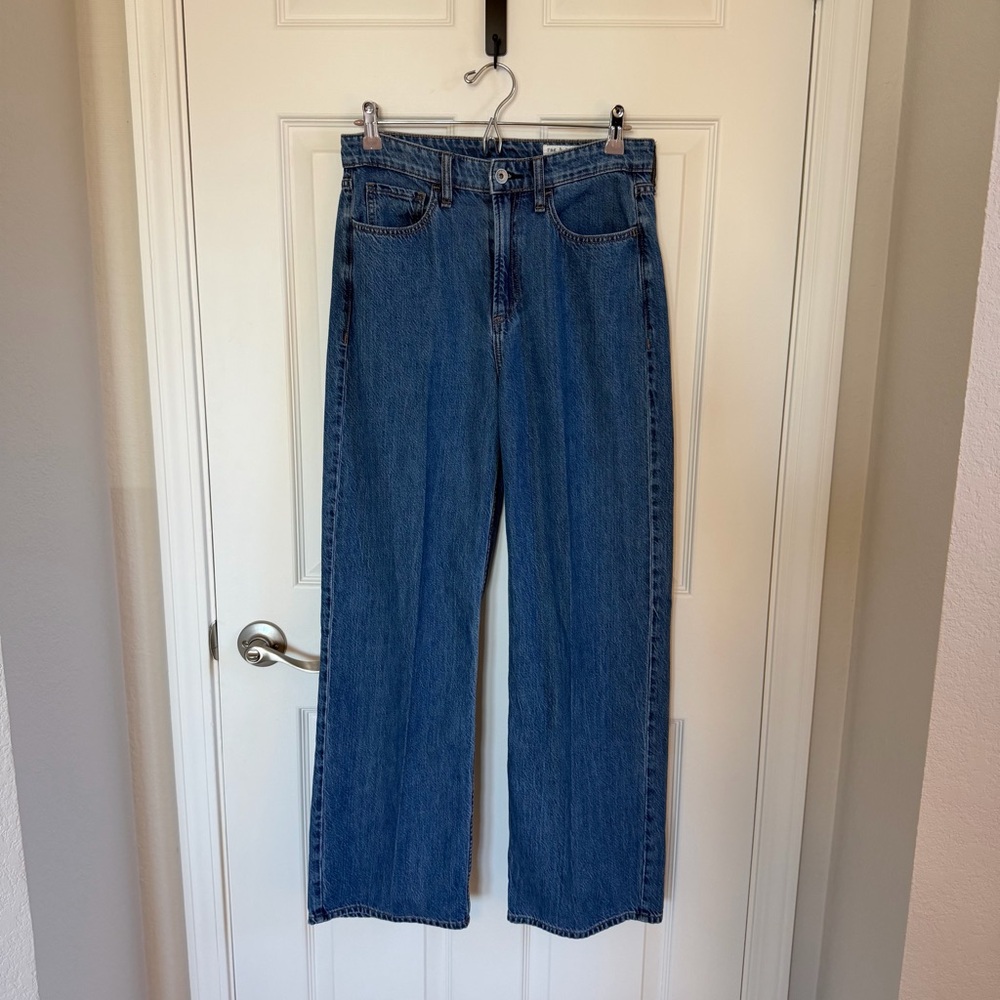 Rag & Bone Lori Mid-Rise Wide Leg Jeans, 25
